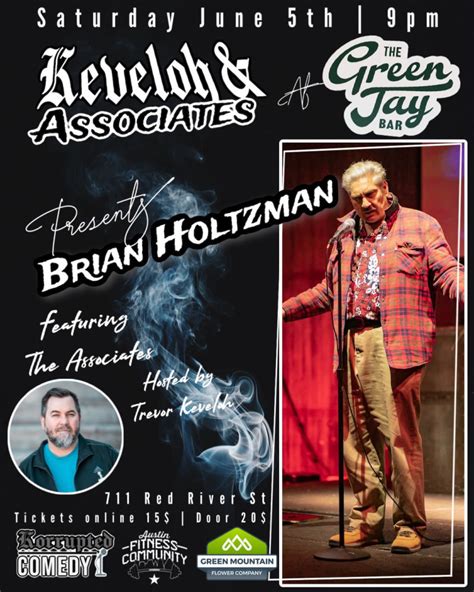 Brian Holtzman At The Green Jay With The Associates In Austin At