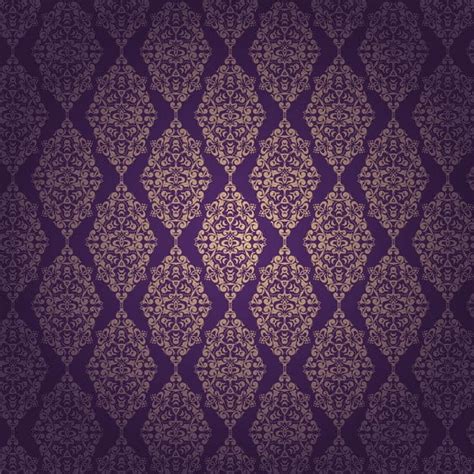 Patrón ornamental fondo morado eps UIDownload