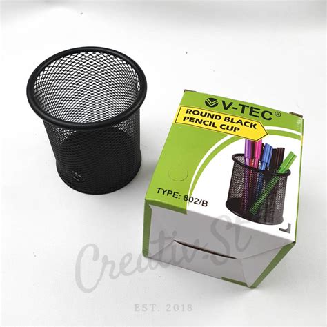 V Tec VTEC Wadah Pulpen Desk Set Organizer Pencil Cup Pen Holder VT 804