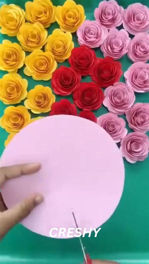 Pin By Luquiane Machado On Culto Feminino Paper Flower Tutorial