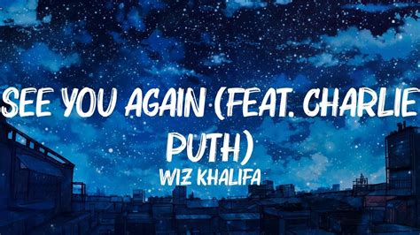 See You Again Feat Charlie Puth Diamonds Rewrite The Stars Wiz