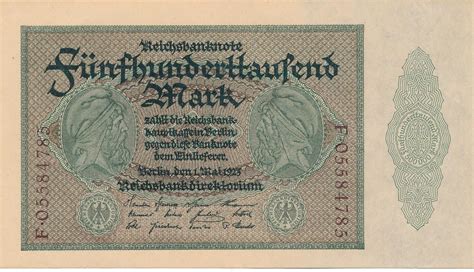 Deutschland Deutsches Reich Tausend Mark Geldschein Banknote