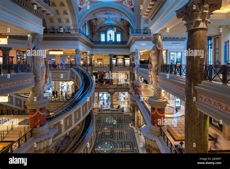 The Forum Shopping Mall At Caesars Palace Las Vegas Nevada United