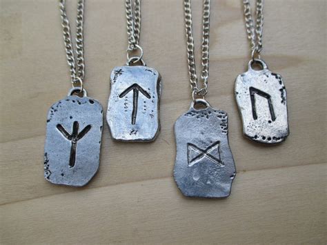 Viking Rune Necklace Norse Rune Protection Rune Warrior Rune