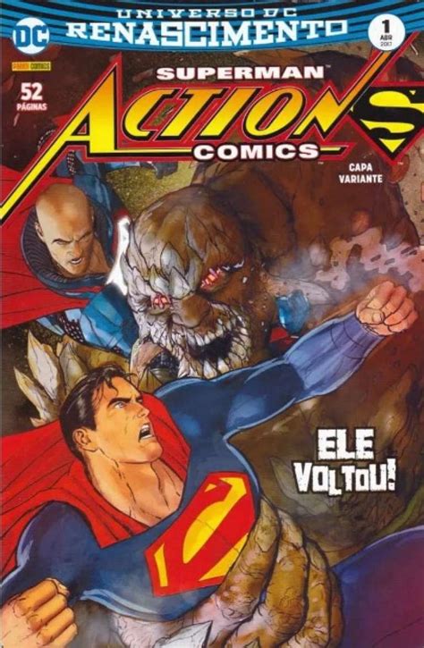 Superman Action Comics Universo Dc Renascimento Capa Variante