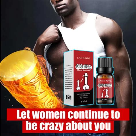 Man Massage Essential Oil Big Penis Strong Dick Enlarge Thicken Cm Sex Last Longer Delay
