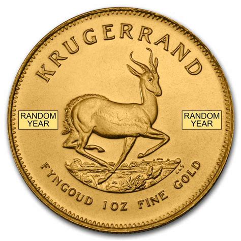 Buy South Africa 1 Oz Gold Krugerrand Random Year Coin Online South