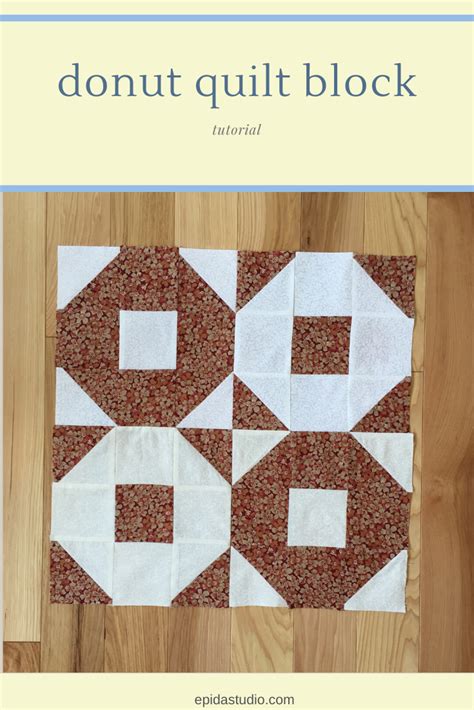 Donut Quilt Block Tutorial Epida Studio