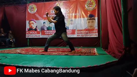 Fk Mabes Cabangbandungseni Budaya Pencak Silat Madura Youtube