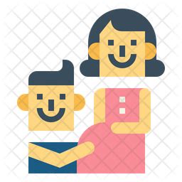 Pregnant Icon - Download in Flat Style