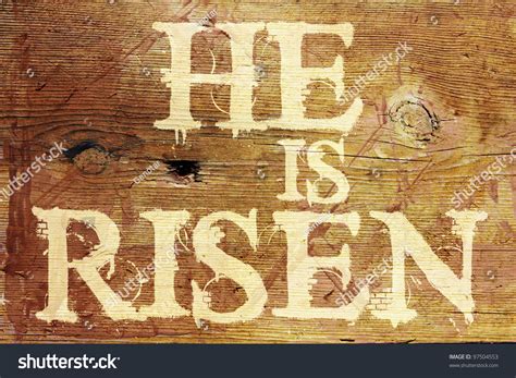 He Is Risen Religious Background Stock Photo 97504553 Shutterstock