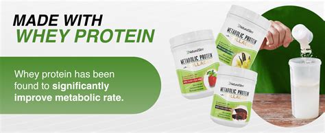 Naturalslim Metabolic Protein Powder With Collagen Vanilla