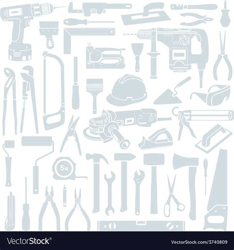 Tool Background Royalty Free Vector Image Vectorstock