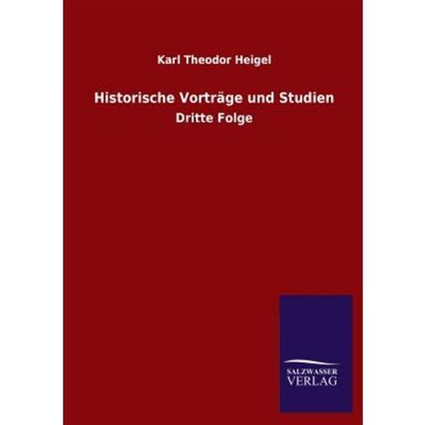 Historische Vortrage Und Studien Paperback Salzwasser Verlag Gmbh 가격