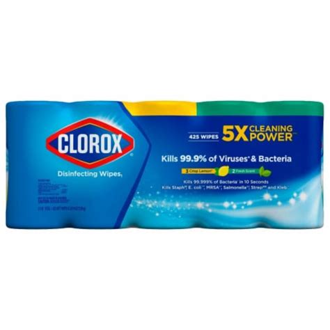 Clorox Disinfecting Wipes Value Pack Bleach Free Cleaning Wipes 85 Ct 5 Pack 1 Unit Frys