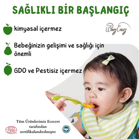 Organik Bebek Ek Gıda Seti 6ay 8ay 9ay Ecocert Sertifikalı 6 lı Paket