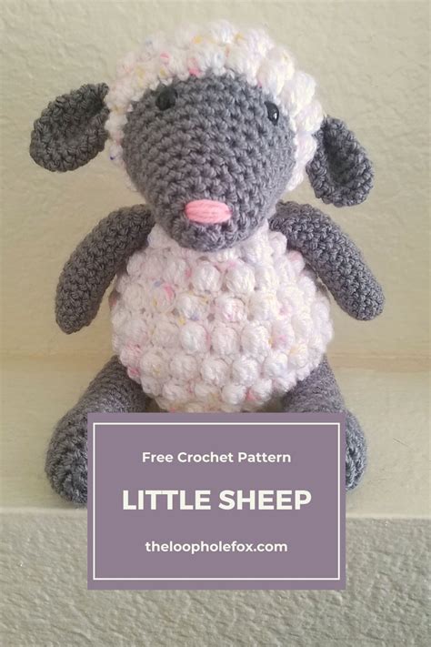 Free Crochet Bobble Sheep Pattern - The Loophole Fox