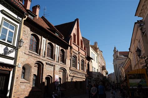 Pilies Street in Vilnius's old town - Helen on her Holidays
