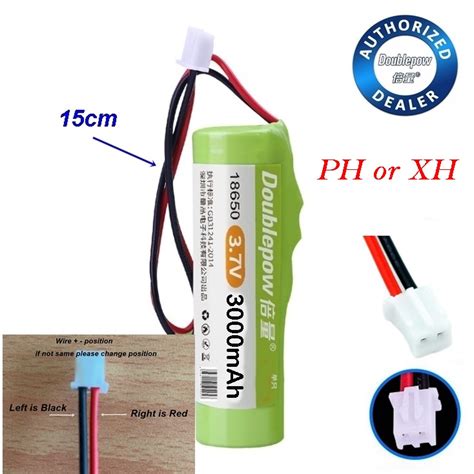 Doublepow ICR 18650 2200 3000 6000mAh 3 7V Li Ion Battery With