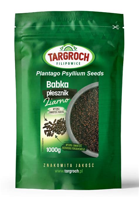 Plantago Psyllium Seeds Babka Płesznik Ziarno 200g 500g 1000g