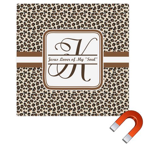 Custom Leopard Print Car Magnet Personalized Youcustomizeit