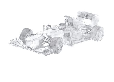 F1 Car Drawing by AnSch1991 on DeviantArt