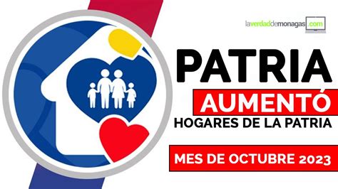 Plataforma Patria Aument Hogares De La Patria Este Mes De Octubre