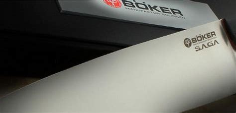Böker Saga Blue Satin Finish Knives | Tested and in Stock