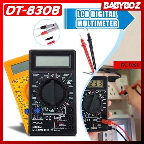 Jual BABYBOZ ANENG Digital Multimeter Voltage Tester DT 830B Pocket