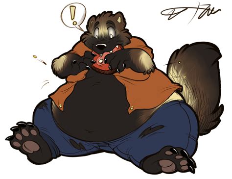 The Big Imageboard Tbib Anthro Barefoot Belly Belly Overhang Big Belly Brown Fur Button