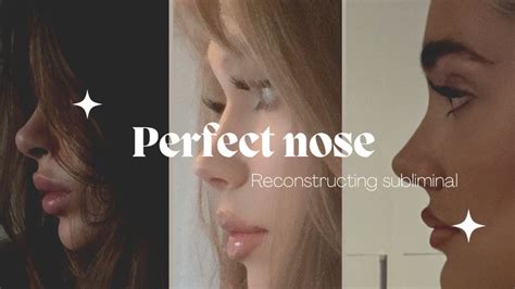 Nose Reconstructing Subliminal Super Fast Results YouTube In