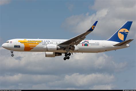 JU 1021 MIAT Mongolian Airlines Boeing 767 34GER WL Photo By Sierra