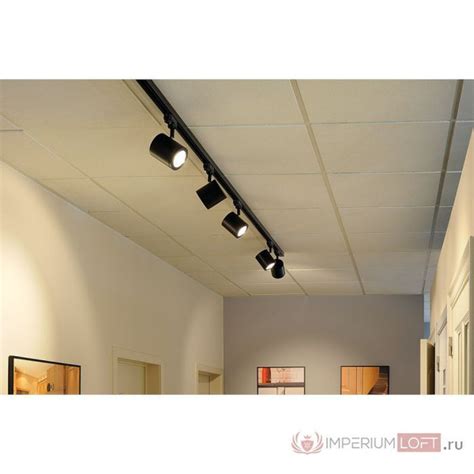 Шинопровод осветительный шинопровод к трековому светильнику. Черная ...