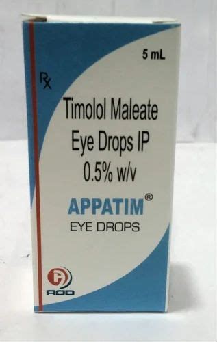 Timolol Maleate Eye Drops 05 Wv 5 Ml At Rs 44piece Timolol Maleate Opthalmic Solution In