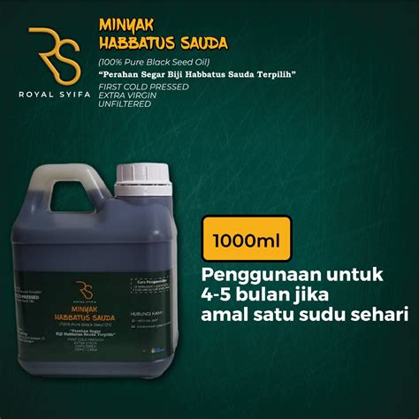 Minyak Habbatus Sauda Liter Royal Syifa