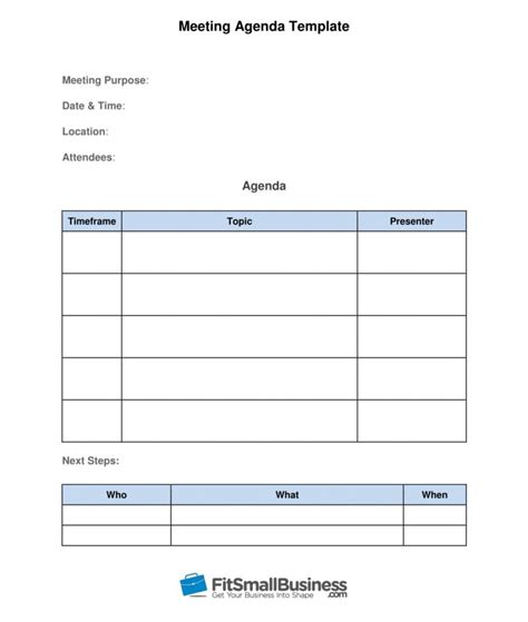 Printable Level 10 Meeting Agenda Template Free Templates Printable