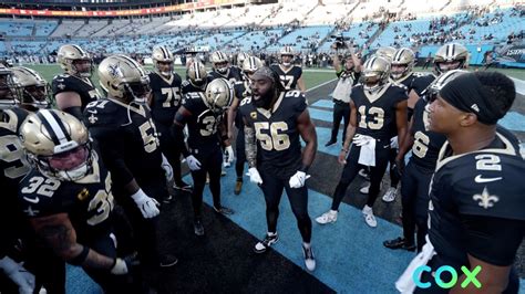 NFL Week 2 Demario Davis Leads Saints Pregame Huddle Vs Panthers