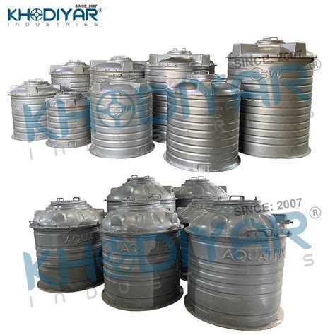 Mild Steel Stainless Steel Vertical Water Tank Roto Mould For