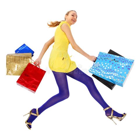 Crazy Shopping Stock Photo Image Of High Pretty Face 12892244