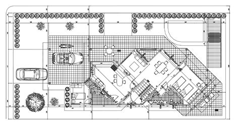 Modern house plan dwg – Artofit