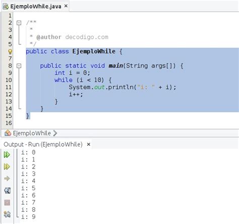 Java El Ciclo While Decodigo