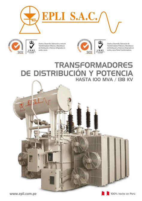 PDF TRANSFORMADORES DE DISTRIBUCIÓN Y POTENCIA HYDRAN M2 MARCA