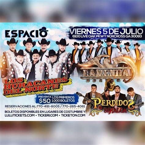 LOS HURACANES DEL NORTE | Tickeri - concert tickets, latin tickets, latino tickets, events ...