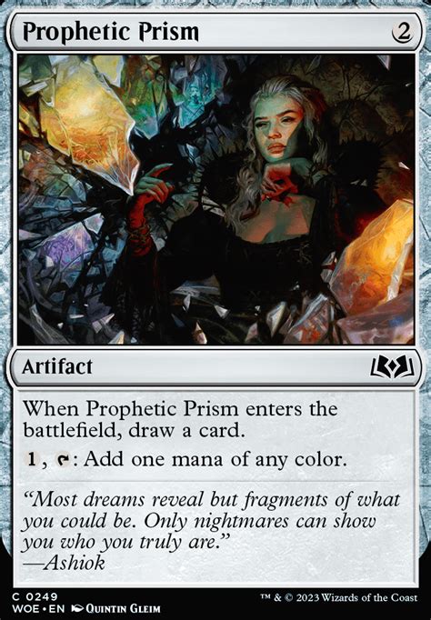 Mtg Combo Glint Hawk Prophetic Prism —