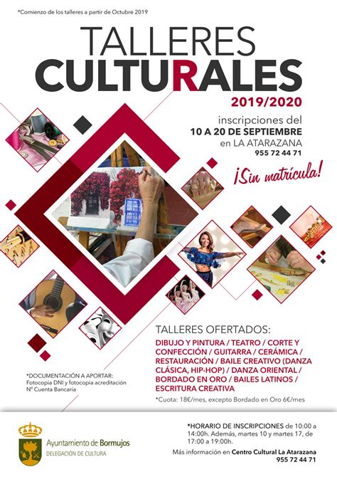 TALLERES CULTURALES 2019 2020