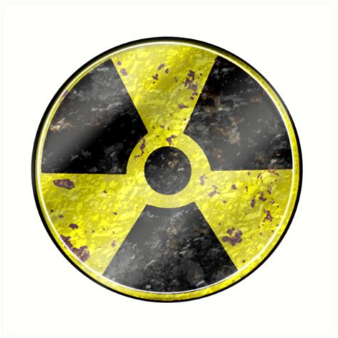 "Fallout Nuke raditation symbol design" Art Print by Rob65806 | Redbubble