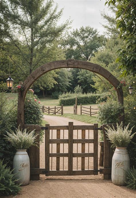 Inspiring Farmhouse Gate Ideas For Charming Entrances Lovely Harbor