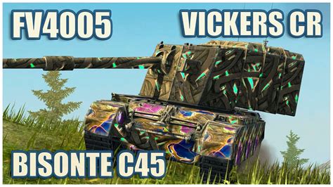 Fv Vickers Cr Bisonte C Wot Blitz Gameplay Youtube