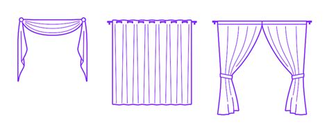 Window Curtains And Drapes Dimensions And Drawings