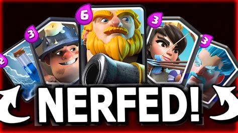 MY THOUGHTS ON THE BALANCE CHANGES Clash Royale ROYAL GIANT